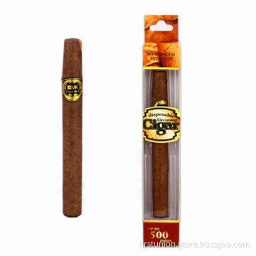 Disposable E-cigarette with Soft Tip & Dark Brown Appearance